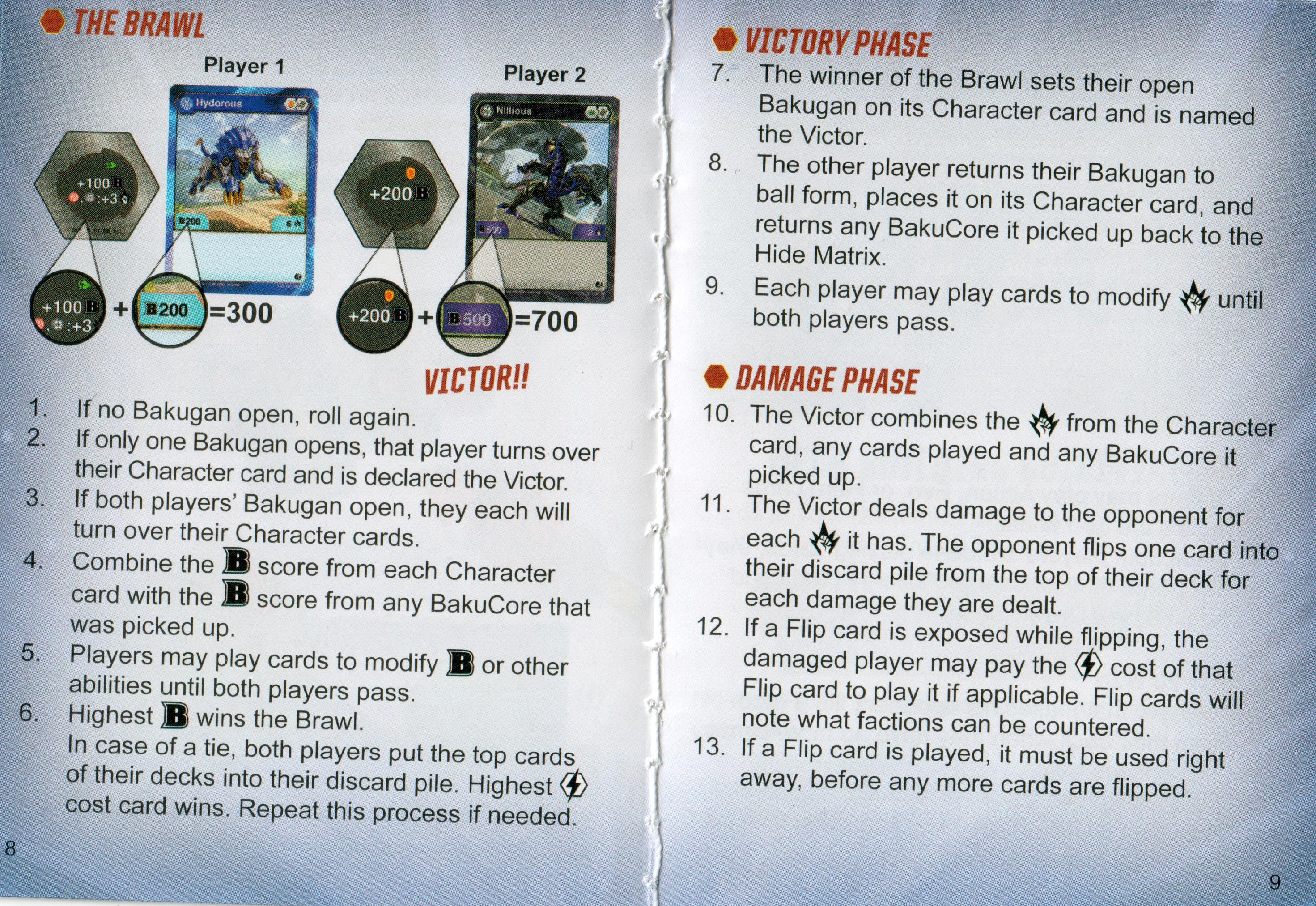 Bakugan Battle Brawlers Game Rulebook