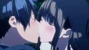 First kiss of Azuki and Mashiro