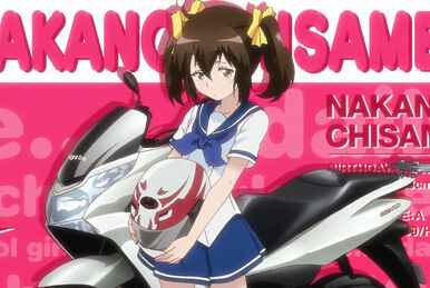 Bakuon Rin Suzunoki with Suzuki GSX400S Katana motorcycle