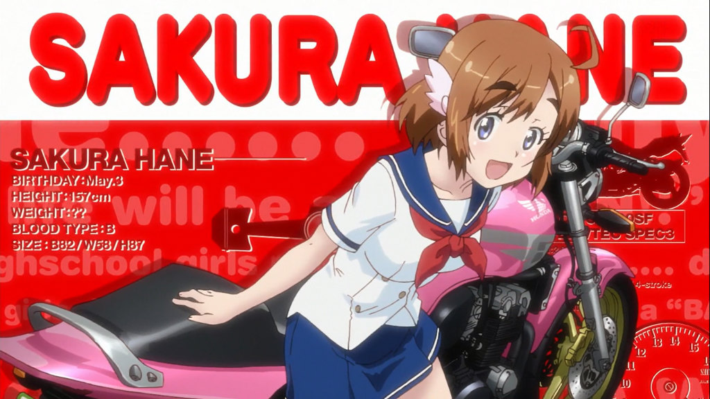 Welcome 2016 with Motorcycle Girl Themed Anime Bakuon!! - Haruhichan