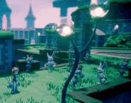 When time is stopped, the Chrono Bunny NPCs will keep moving.