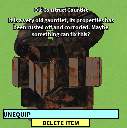 Old Construct Gauntlet | Balanced Craftwars Wiki | Fandom