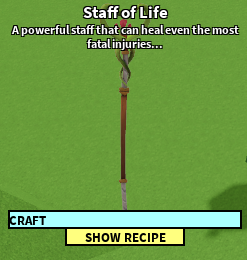 balanced craftwars overhaul staff of life