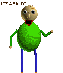 This image was uploaded on the Baldi Basics Wiki yesterday. Anyone know the  source? : r/BaldisBasicsEdu