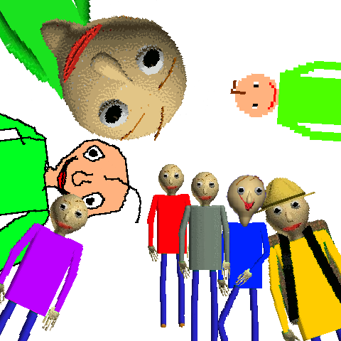 Baldi's Basics In Cloned Characters V1.2 Update [Baldi's Basics] [Mods]