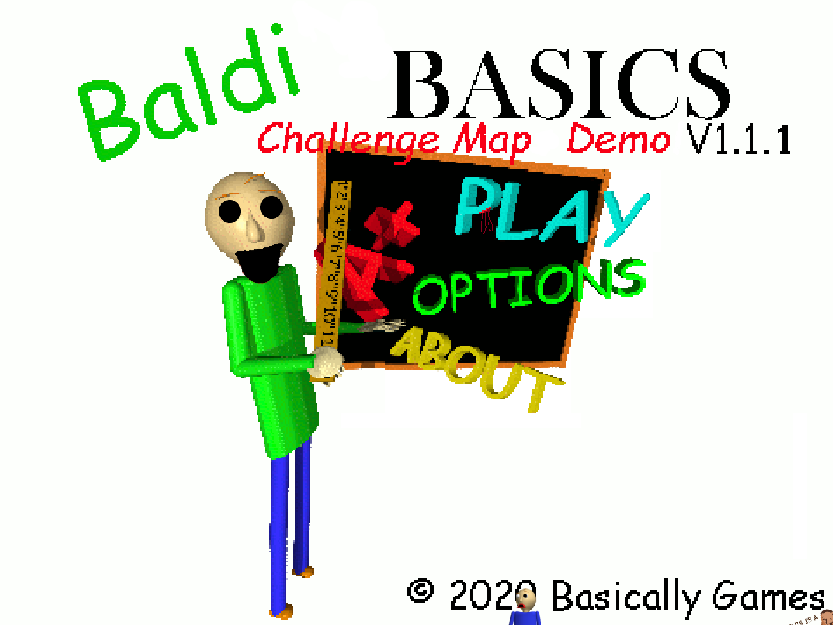 Baldi Basics challenge map demo V1.1.1, Baldi's Basics Fanon Wiki