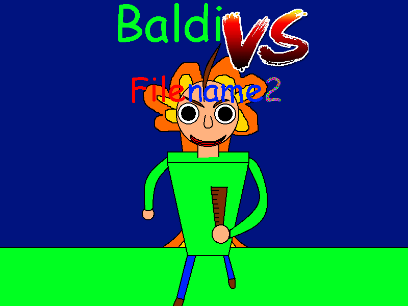 Baldi Vs Filename2 Baldi S Basics Fanon Wiki Fandom - roblox baldi's basics hard mode