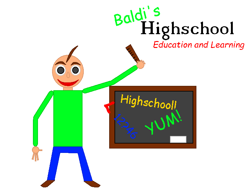 Category Games Baldi S Basics Fanon Wiki Fandom - baldi s high school of horror the weird side of roblox field