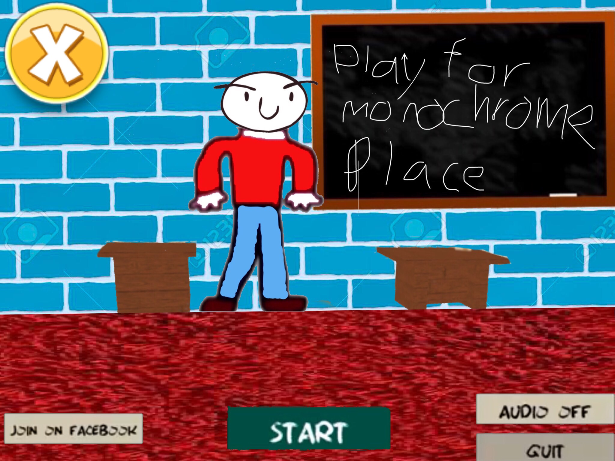 Play for monochrome place., Baldi's Basics Fanon Wiki