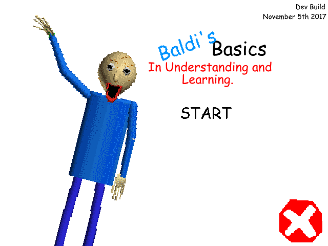 Baldi's Basics: Character Creation, Baldi's Basics Fanon Wiki