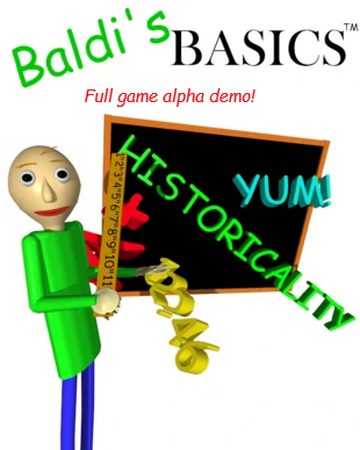 Baldi S Basics Alpha Full Game Baldi S Basics Fanon Wiki Fandom - baldis basics beta new characters and items roblox
