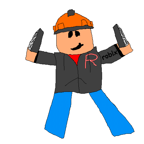 Roblox noobs meet roblox and builderman Magely - Illustrations ART