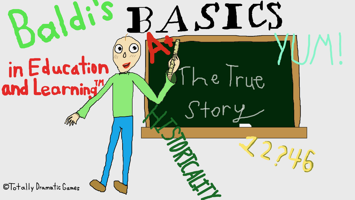 Baldi's Basics is based on a true story! 😱 #truestory #baldisbasics #