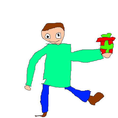 BALDI'S BASICS IN REAL LIFE!! Maikito's Christmas Present 