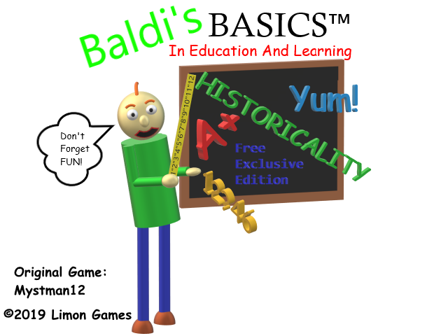 Baldi's Basics - Play Online on Snokido