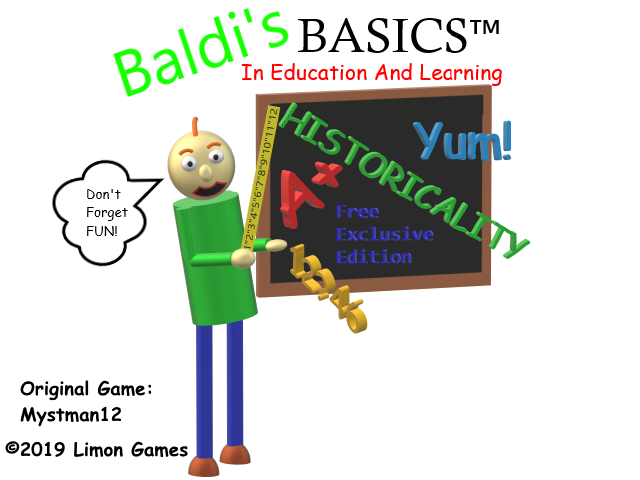 Create a Baldi's Basics Plus Tier List - TierMaker