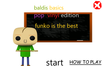 Baldi's basics pop figure on sale