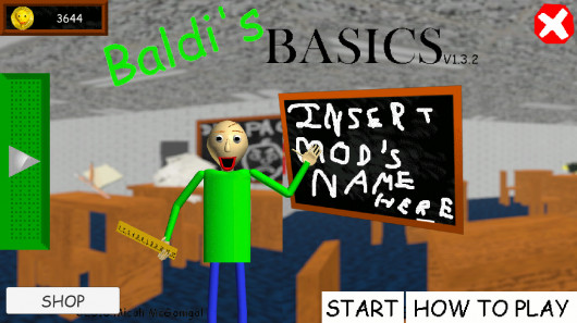 Baldi's Basics 64, Baldi Mod Wiki