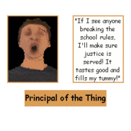 Baldi's Basics, Game Rules / Baldi x The Principal Of The Thing -, Note