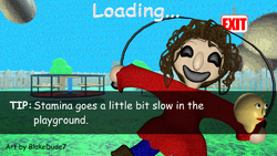 Playtime and player (Baldi's basics) by LisaNikitina on Newgrounds