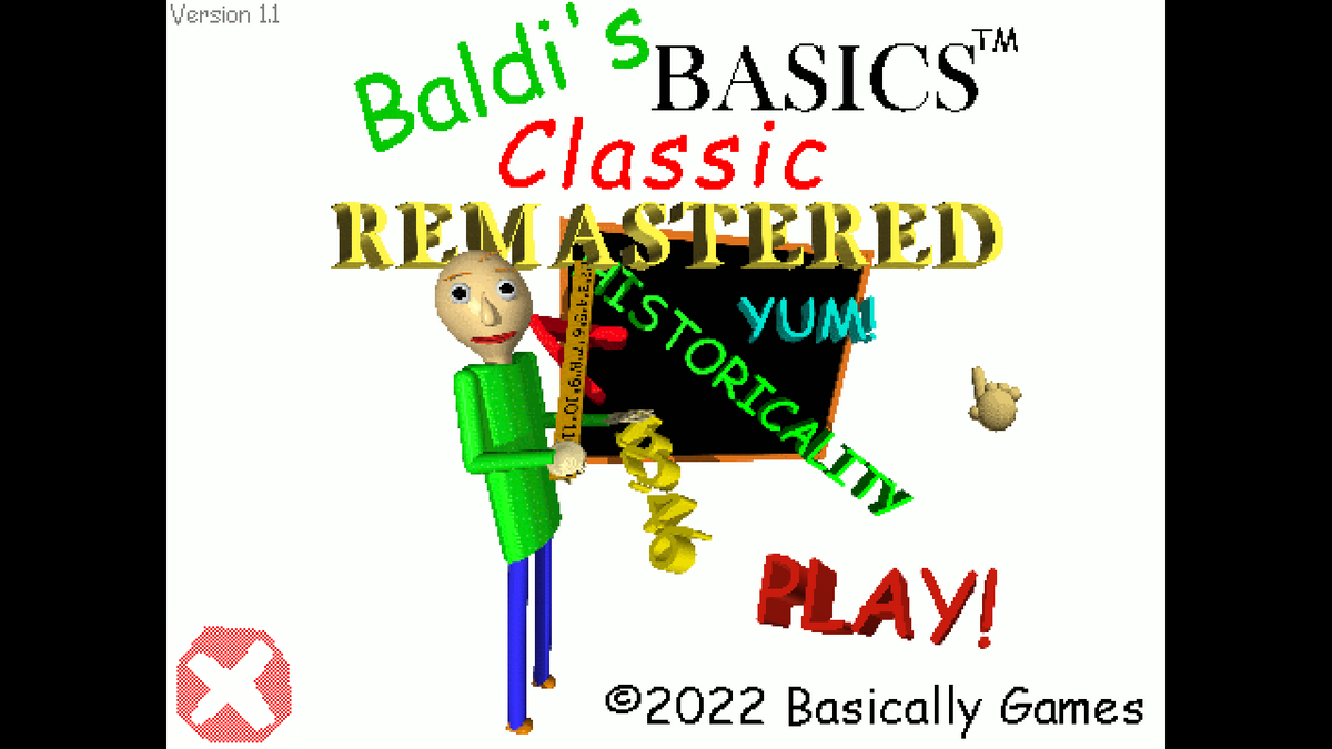 Baldi's basics full remastered: Hide And Seek Part 1 - Baldi's