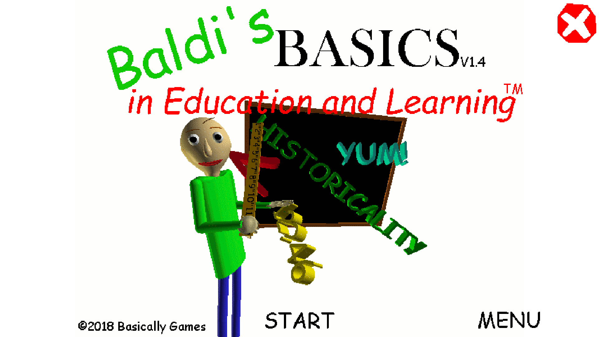 Baldi's Basics Classic Remastered RECREATION [V0.4.4] 