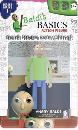 Baldi's Basics Angry Baldi Action Figure for sale online