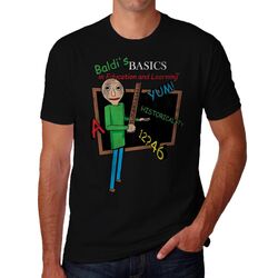  Vintage Baldi's Basics Logo T-Shirt : Clothing, Shoes & Jewelry