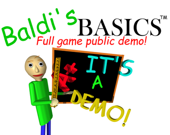 Baldi's Basics Full Game Early Demo Cover