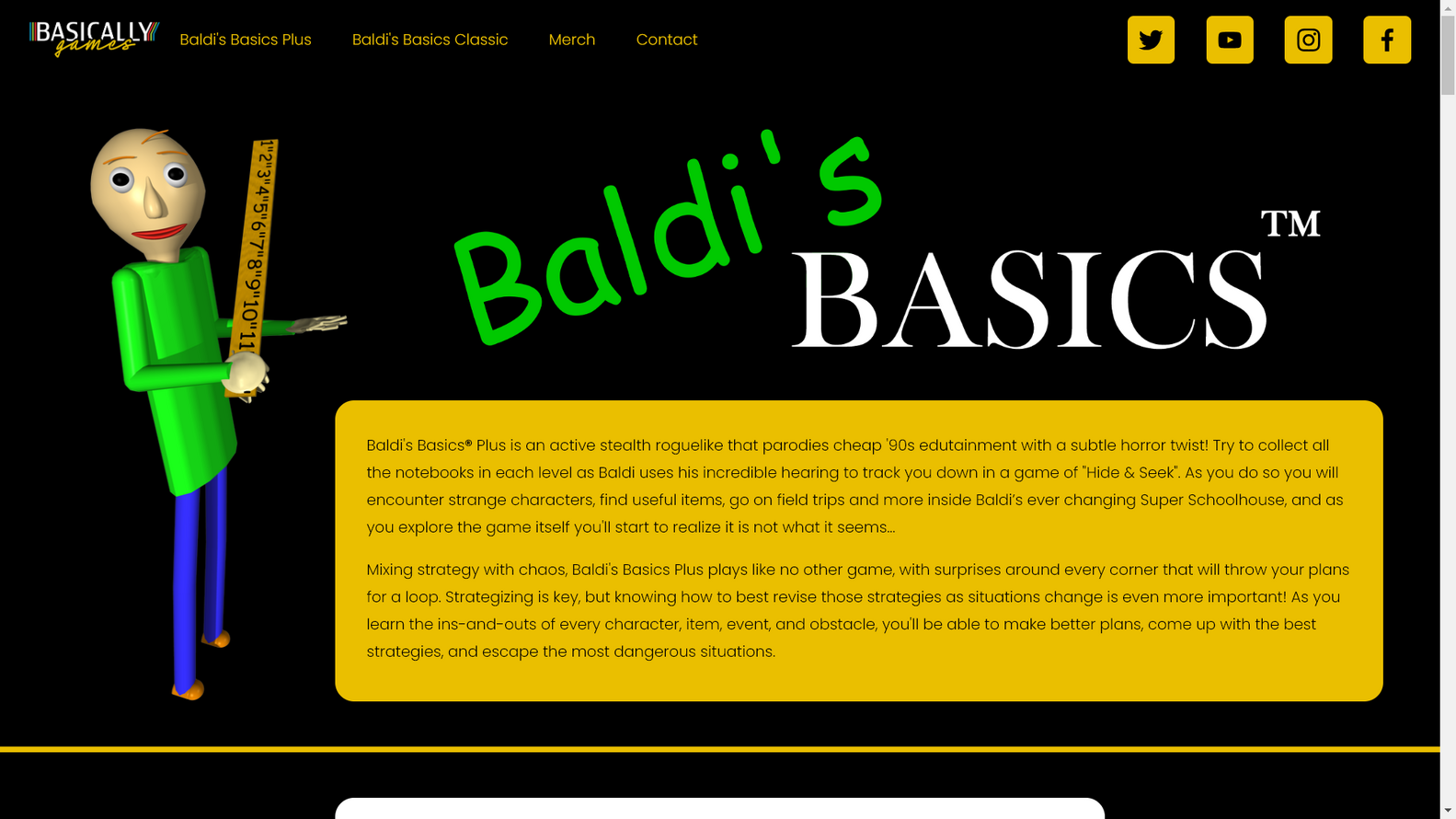 Baldi's Basics Classic Remastered Remastered by Not So Studios