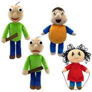 A set of standard beanie plushes.