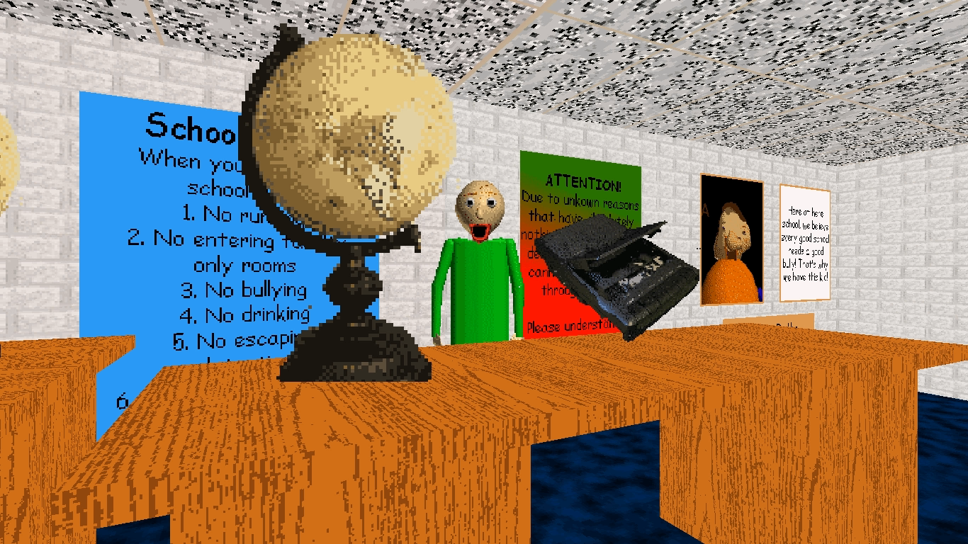 A person whose life was destroyed by BBIEAL — Congratulations on the  release of Baldi's Basics