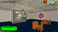 The Portal Poster being used in the Baldi's Basics Plus early access' screenshot.