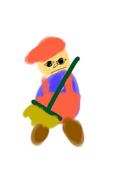 Gotta Sweep Plush Sweeping Time Baldi's Basics in 