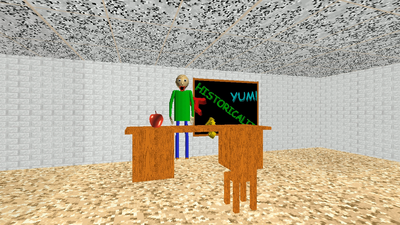 A person whose life was destroyed by BBIEAL — Congratulations on the  release of Baldi's Basics