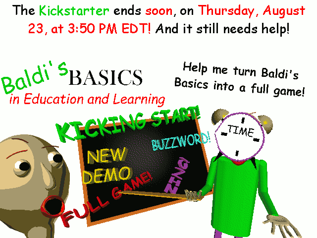 Baldi's Basics: Field Trip Demo v1.0 : mystman12 : Free Download