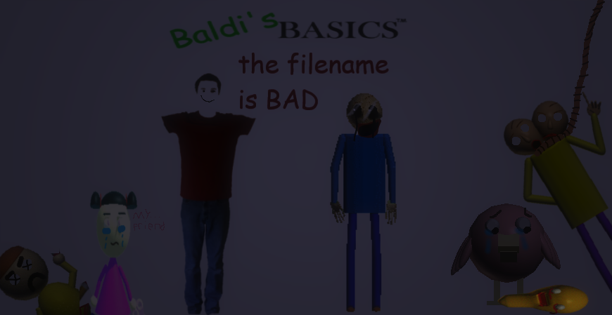 Baldi's Basics, but something is wrong here. (DEMO 2) 