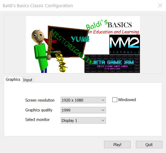 Guide) Baldi's Basics Classic Remastered: Classic Style All Fun Settings