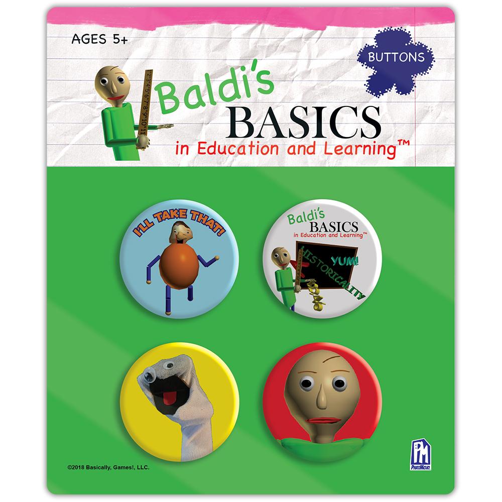 Baldi's Basics 5” Baldi Happy Action Figure Series 1 Phatmojo Brand New E7B