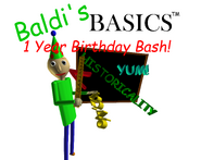 Baldi from Birthday Bash cover.