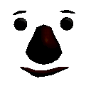 PlaceFace's darkened face in the fake error sequence.