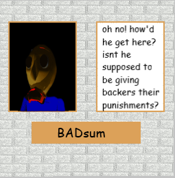 So someone on the wiki made this based on the anti-piracy kickstarter demo  : r/BaldisBasicsEdu