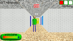 Baldi's Basics Classic MOD APK v1.4.4 (NoClip, Unlimited Items