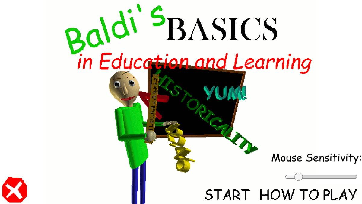  Baldi's Basics 5 Action Figure (Bully), Multicolour : Toys &  Games