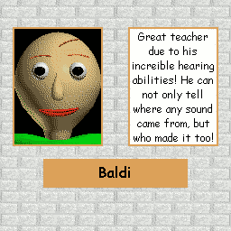 Baldi's page in detention