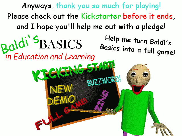 Baldi's Basics in Education and Learning / Characters - TV Tropes