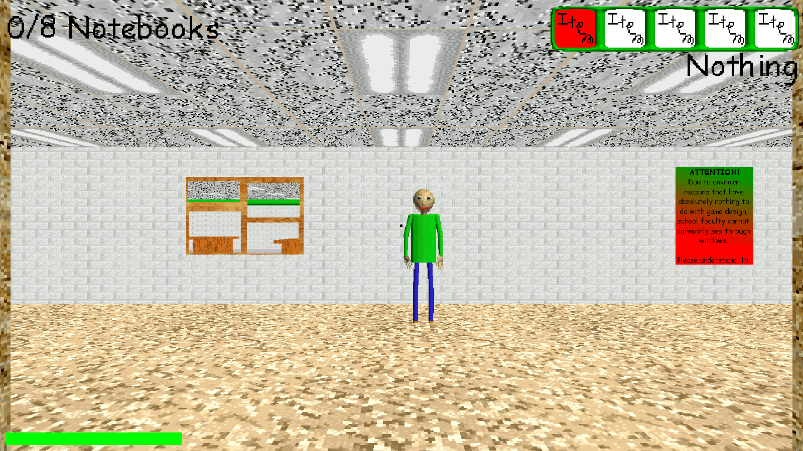 First Gameplay Back WHAT EVEN IS THIS GAME!?  Baldi's Basics In  Education and Learning 