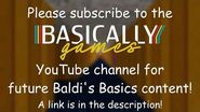 Future Baldi's Basics Content Will Be on the Basically Games YouTube Channel!