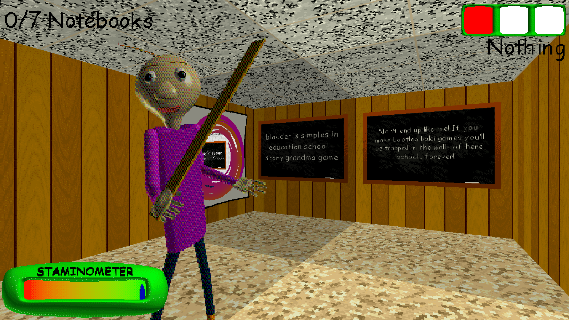 Baldi's Basics Plus - The Cutting Room Floor