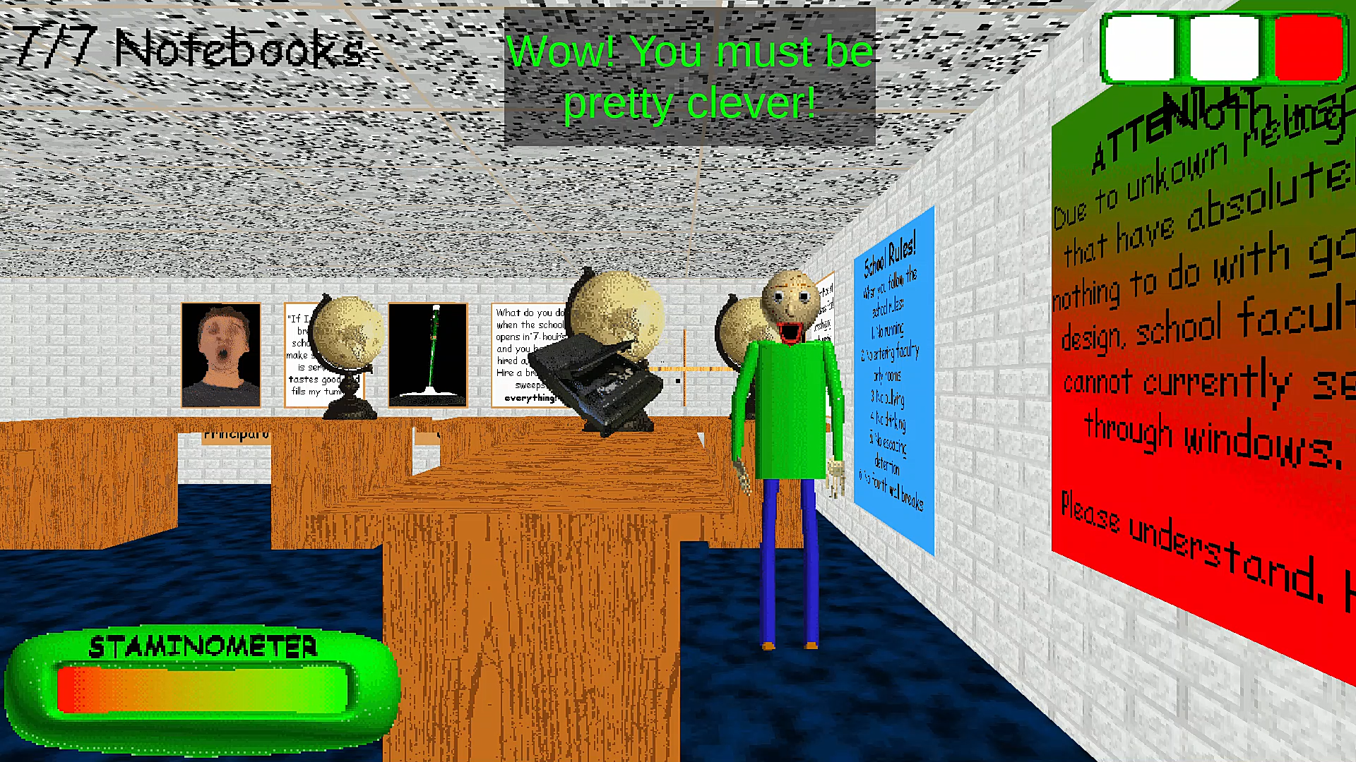 Baldi's Basics Plus Hide-And-Seek Ending but without the colored  Badsum!!!!!!!!!!!! : r/BaldisBasicsEdu